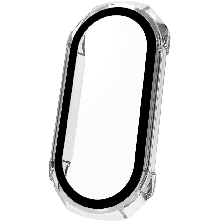 Bizon Case AntiShock Set, Schutzhülle + Glas für Xiaomi Mi Band 7, transparent