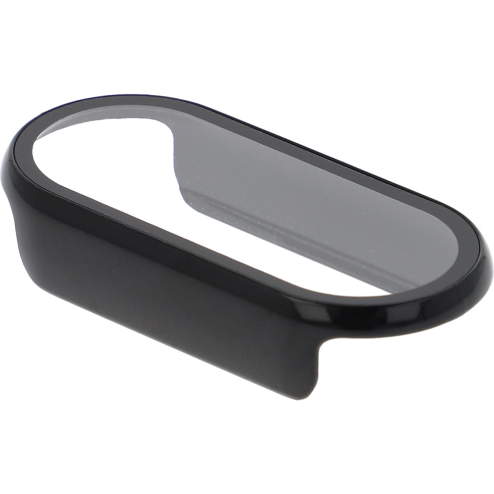 Bizon Case, Schutzhülle + Glas Set für Xiaomi Mi Band 7, schwarz