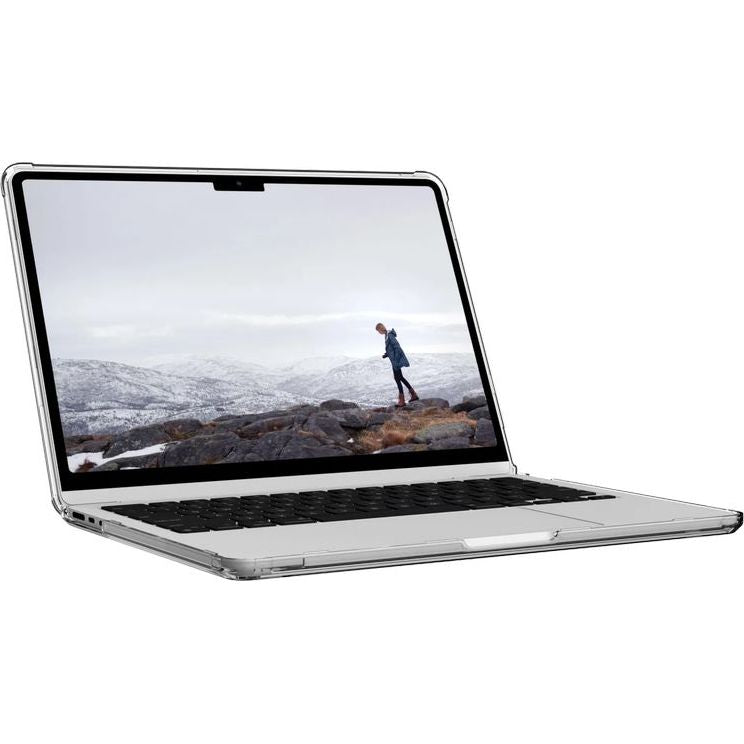 Schutzhülle Urban Armor UAG "U" Lucent für MacBook Air 13" M3/M2, Transparent - Schwarz