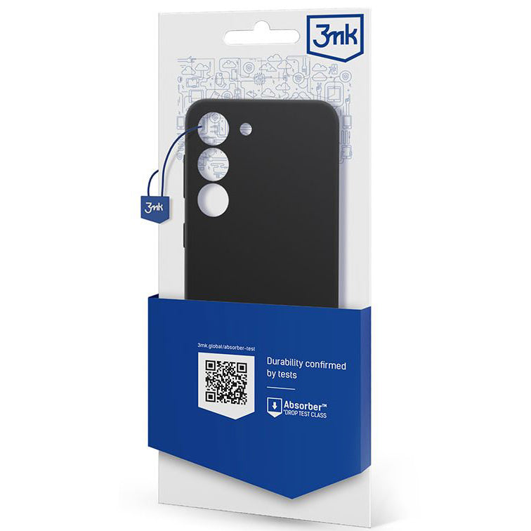 Schutzhülle 3mk Silicone Case für S23 5G, Schwarz