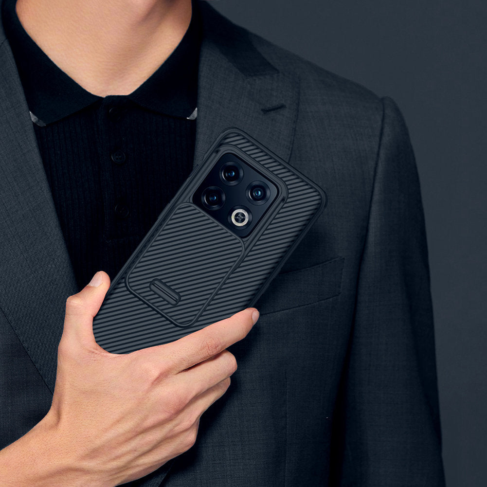 Schutzhülle Nillkin CamShield für OnePlus 10 Pro 5G, Schwarz
