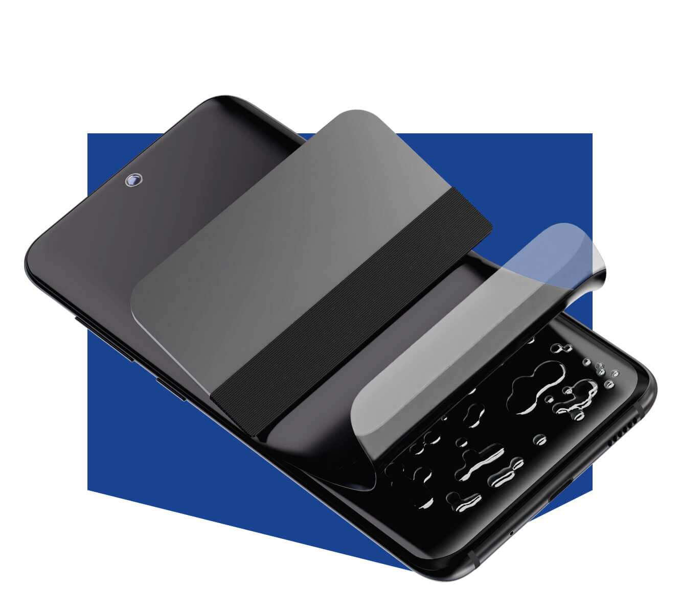 Antimikrobielle Schutzfolie 3MK Silver Protection+ für iPhone 14 / 14 Pro
