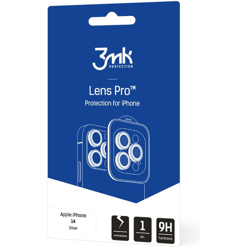 Objektivschutz 3mk Lens Protection Pro für iPhone 14, Silber
