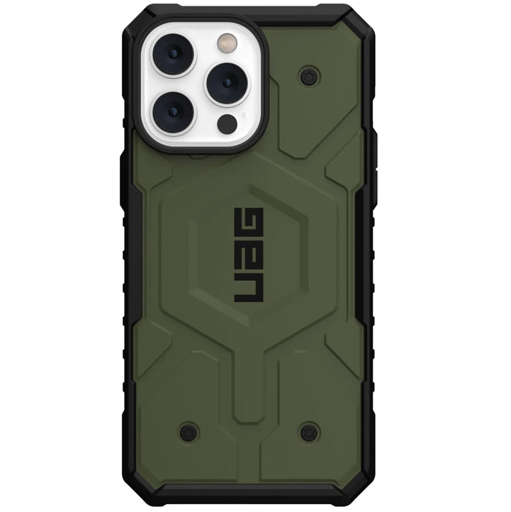 Schutzhülle Urban Armor Gear Pathfinder MagSafe für iPhone 14 Pro Max, Grün