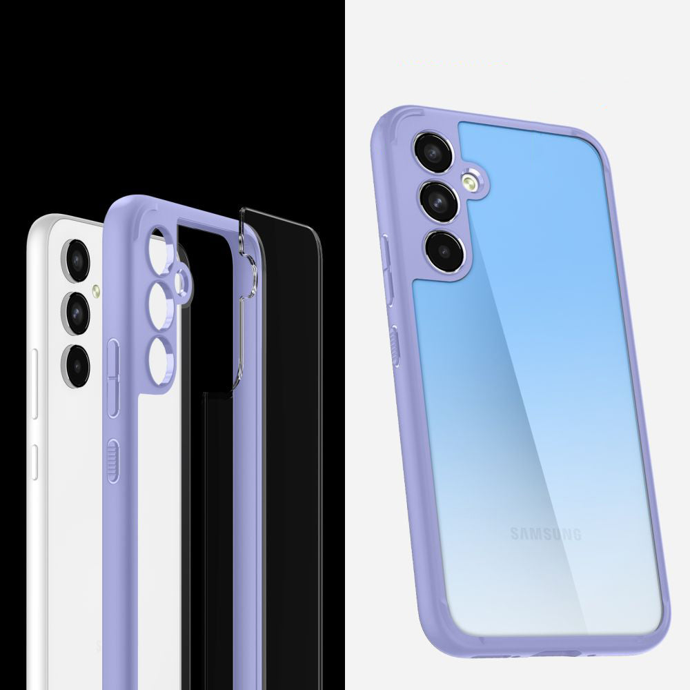 Schutzhülle Spigen Ultra Hybrid für Galaxy A54 5G, Transparent/Violett