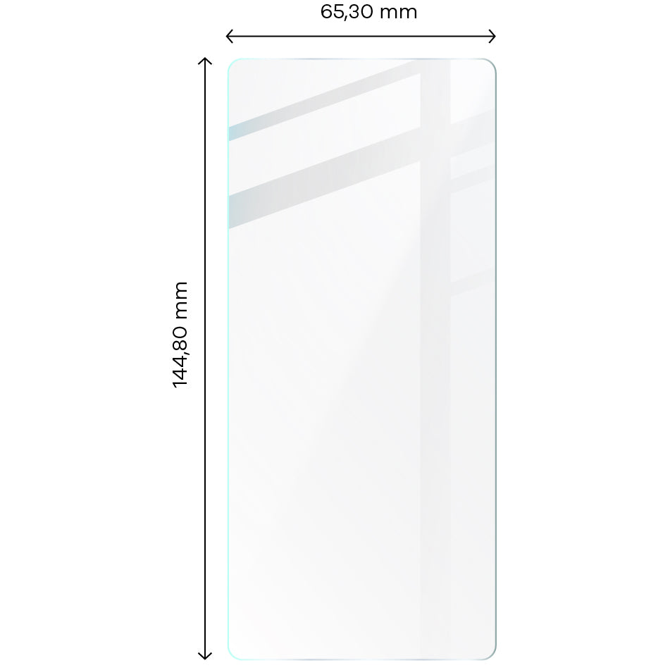 Gehärtetes Glas Bizon Glass Clear 2 Pack - 3 Stück + Kameraschutz, Pixel 7A