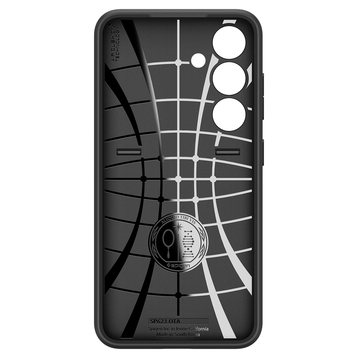 Schutzhülle für Galaxy S24, Spigen Optik Armor, Schwarz