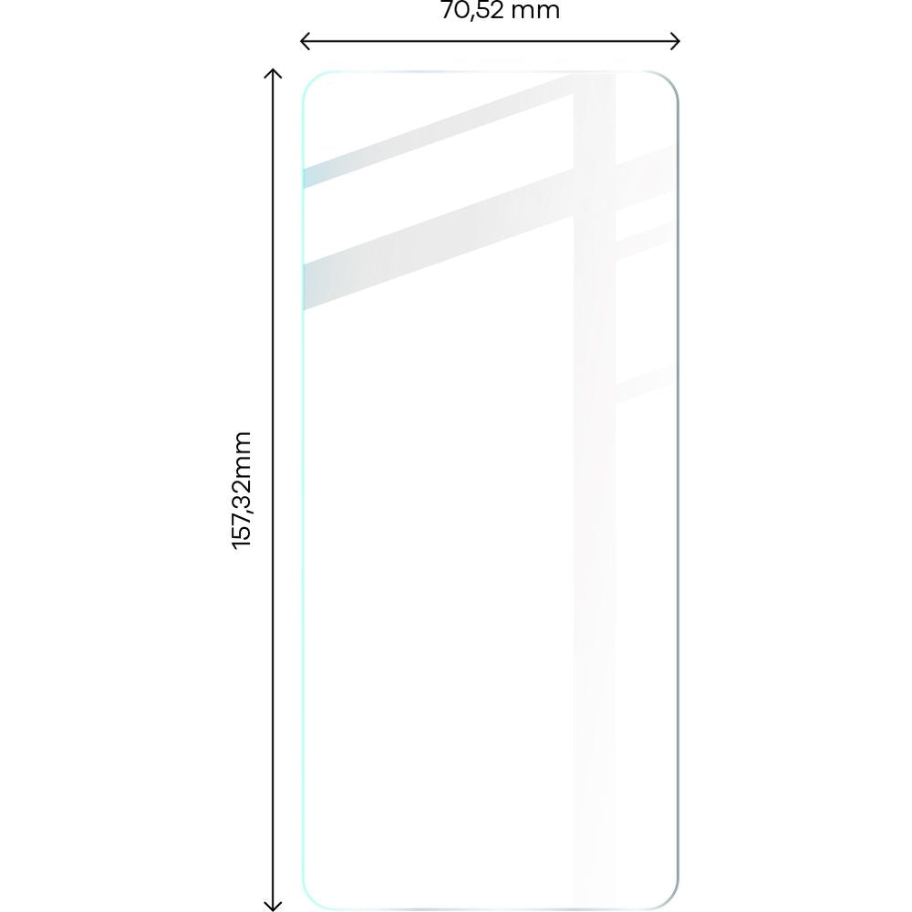Gehärtetes Glas Bizon Glass Clear - 3 Stück + Kameraschutz, Xiaomi 12T Pro