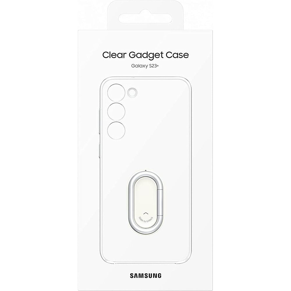 Schutzhülle Samsung Clear Gadget Case für Galaxy S23 Plus, Weiß