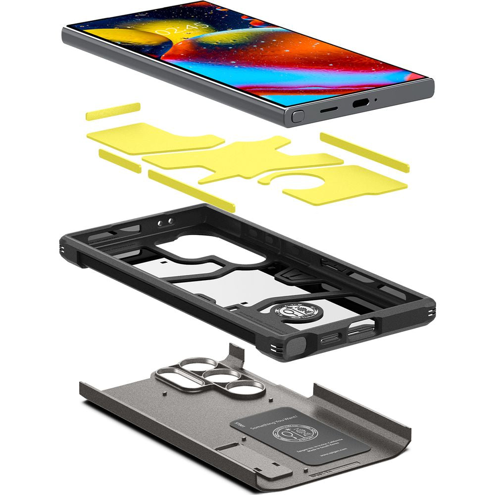 Schutzhülle für Galaxy S24 Ultra, Spigen Tough Armor, Rotguss