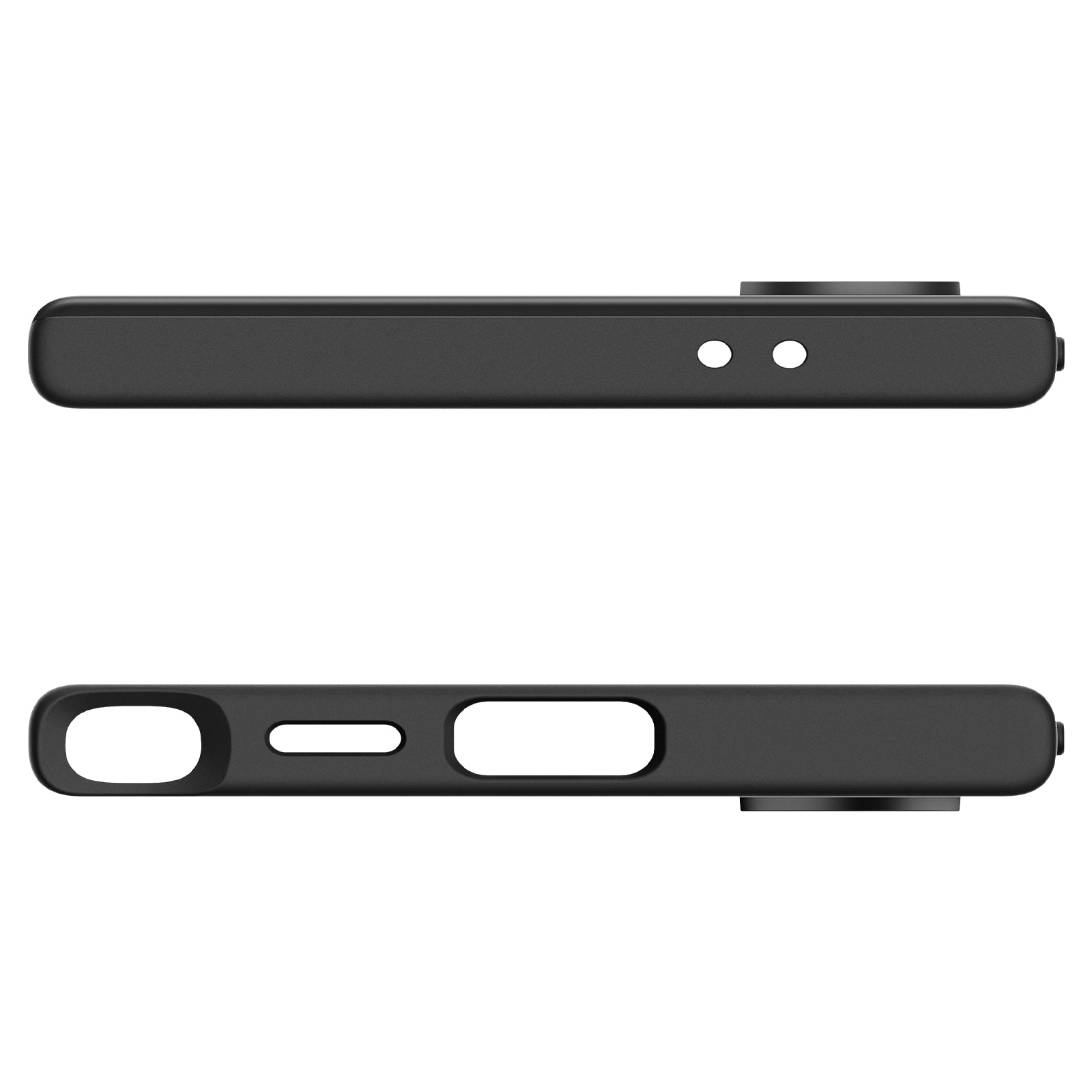 Schutzhülle für Galaxy S24 Ultra, Spigen Thin Fit, Schwarz