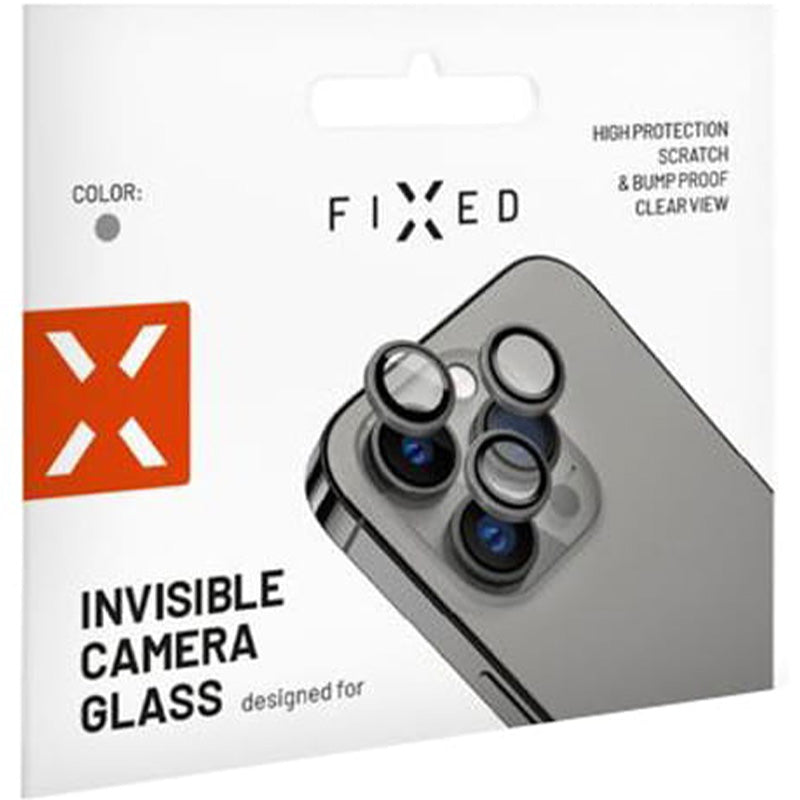 Gehärtetes Glas für die Kamera Fixed Invisible Camera Glass für iPhone 15 / 15 Plus, Grau