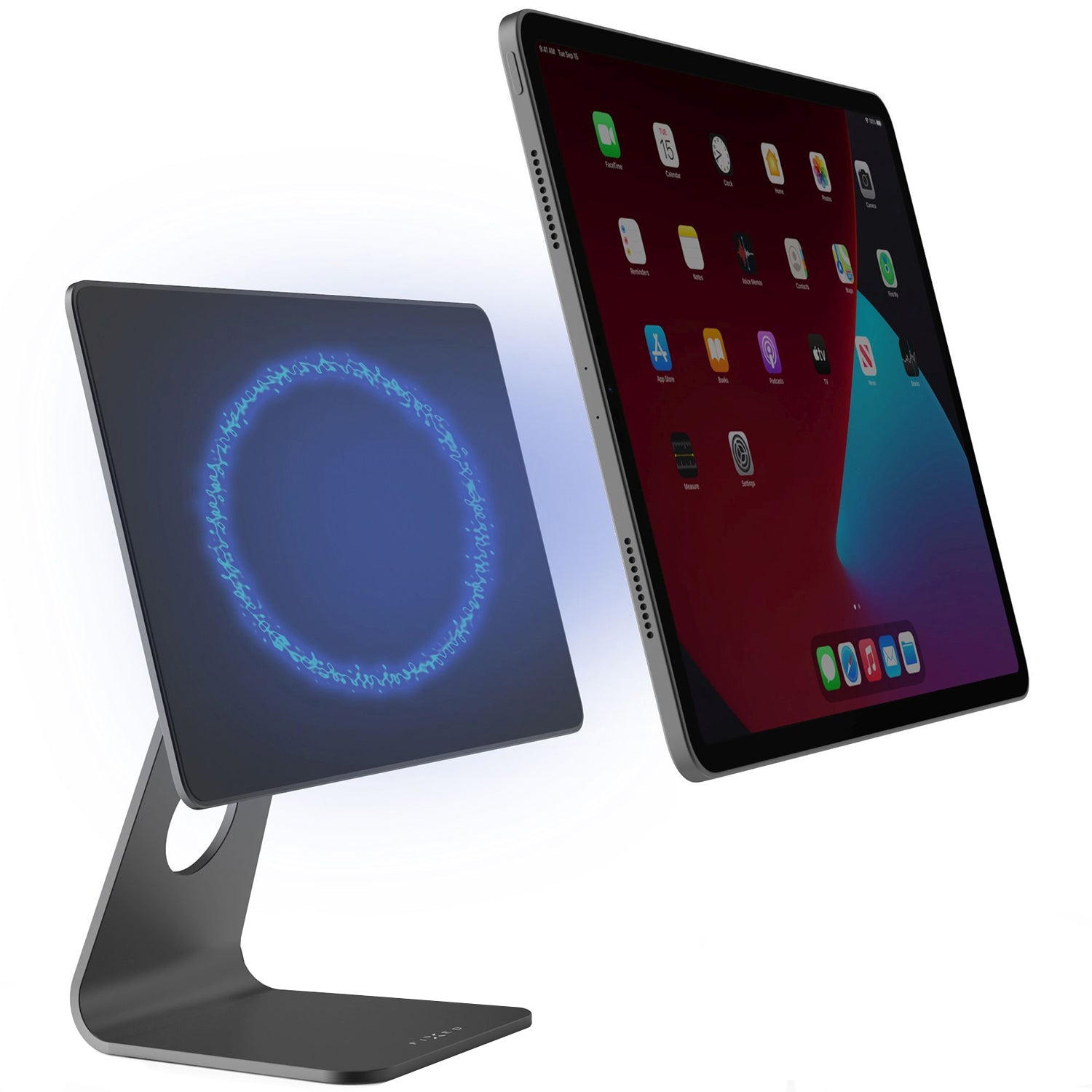 Magnetische Tischhalterung Fixed Frame für iPad Pro 11" (2022/2021/2020/2018) / iPad Air 5/4 (2022/2020), Dunkelgrau