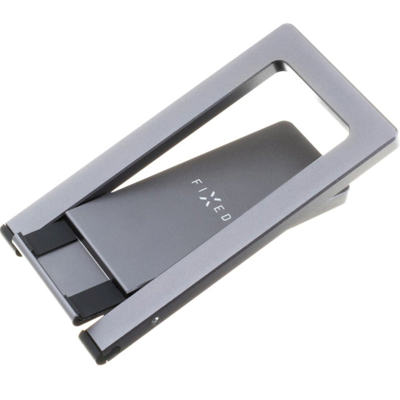 Aluminium-Ständer Fixed Frame Pocket für Smartphones, Grau