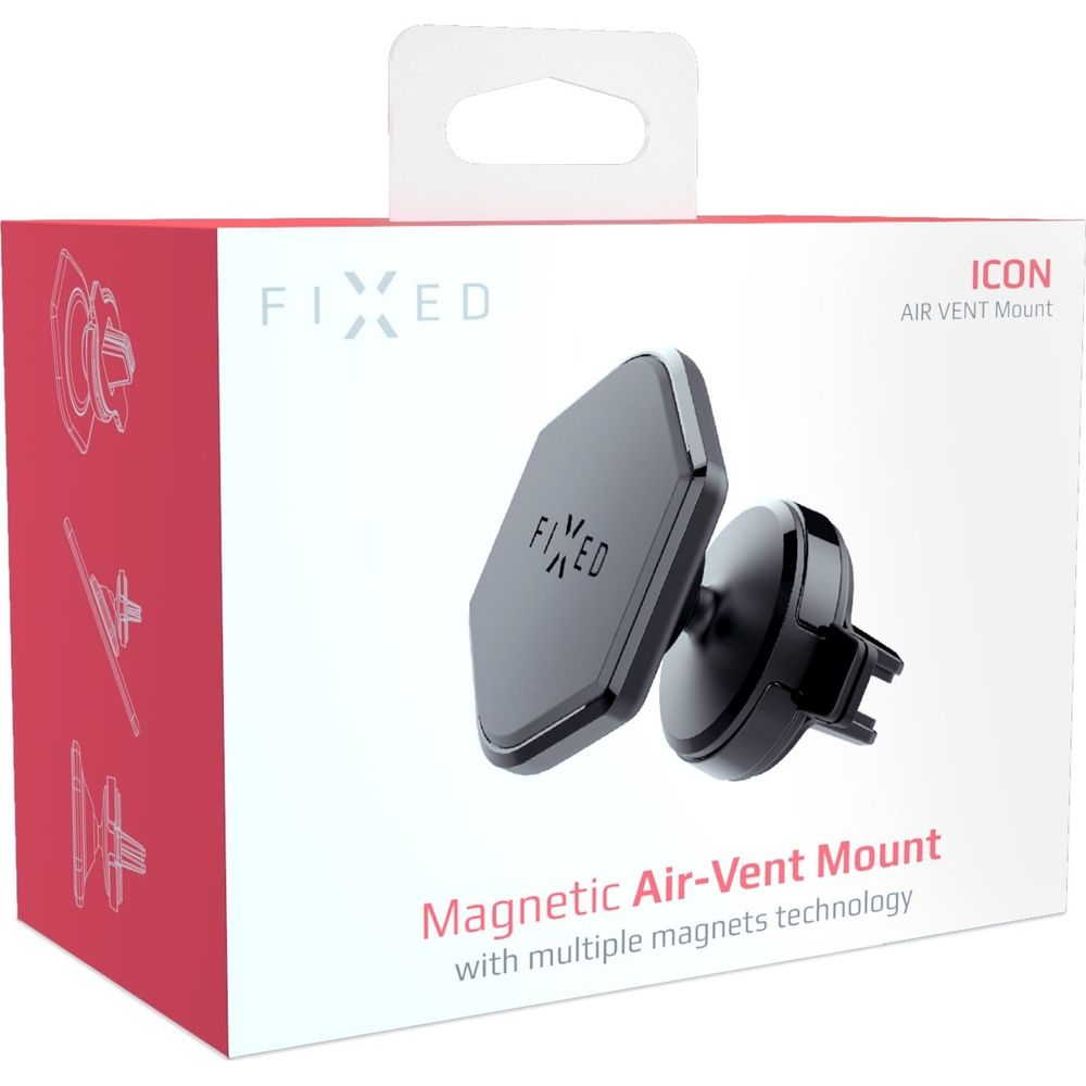 Magnetische Autohalterung Fixed Icon Air Vent, Schwarz
