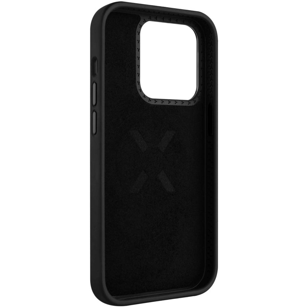 Schutzhülle FIXED MagFlow mit MagSafe für Apple iPhone 15, Schwarz