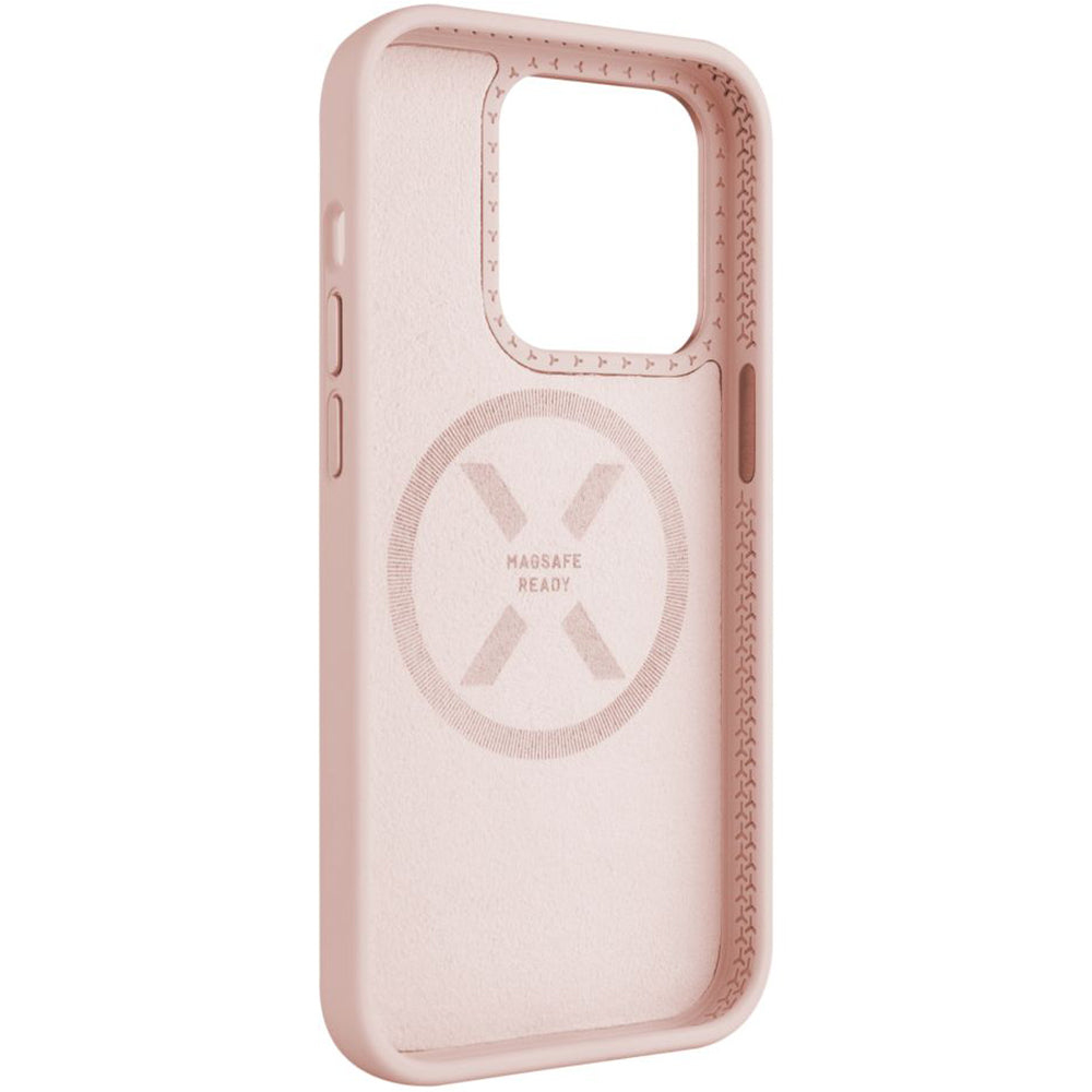 Schutzhülle FIXED MagFlow mit MagSafe für Apple iPhone 15 Pro, Rosa