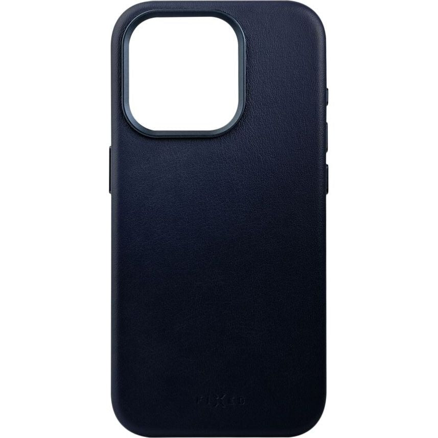 Schutzhülle Fixed MagLeather MagSafe für Apple iPhone 15 Pro, Blau