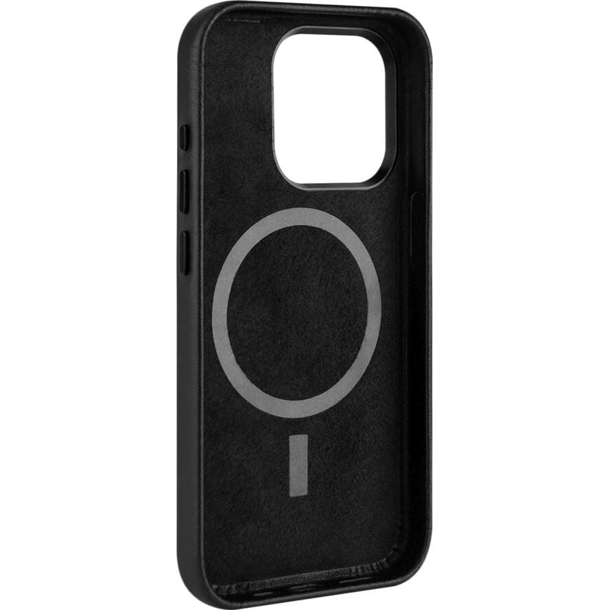Schutzhülle Fixed MagLeather MagSafe für Apple iPhone 15 Pro Max, Schwarz