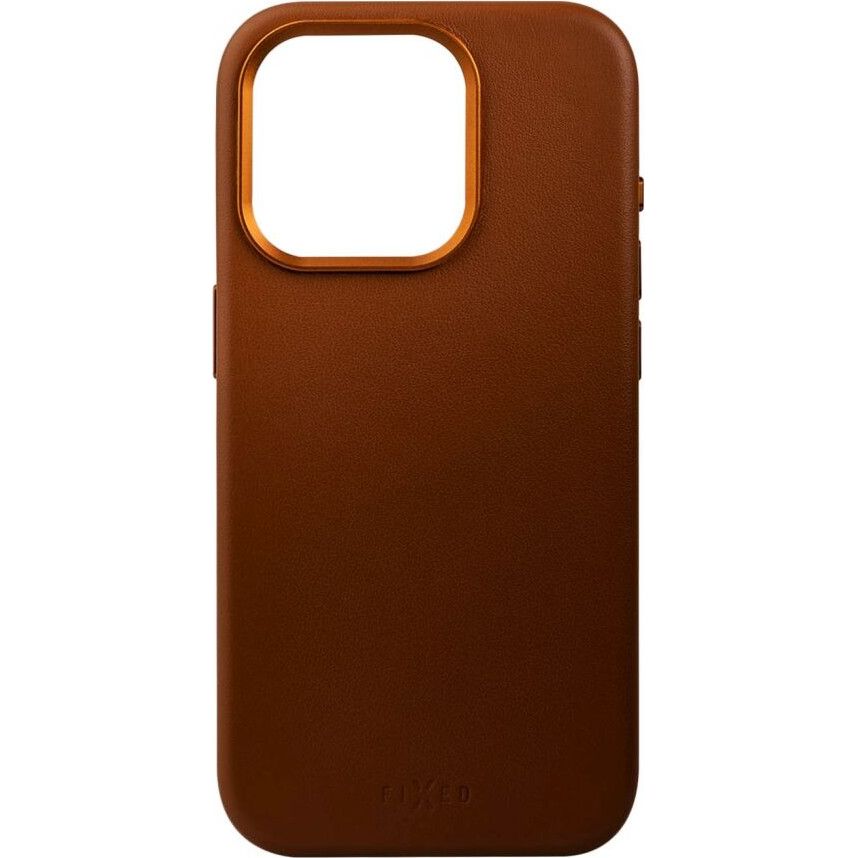 Schutzhülle Fixed MagLeather MagSafe für Apple iPhone 15 Pro Max, Braun