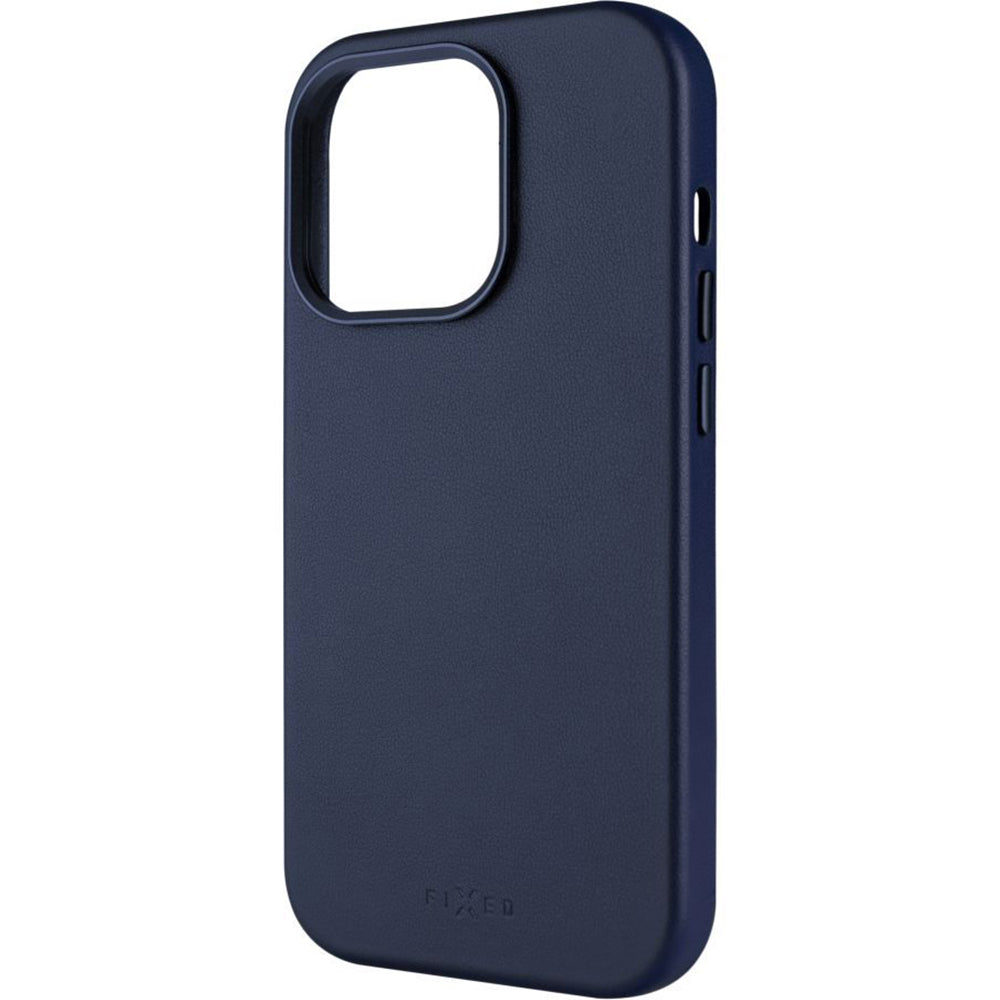 Schutzhülle Fixed MagLeather MagSafe für iPhone 13 Pro, Blau