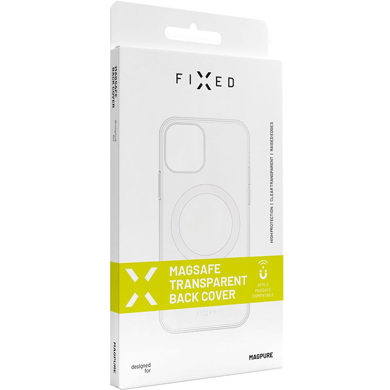 Schutzhülle Fixed MagPure MagSafe für Apple iPhone 15, Transparent