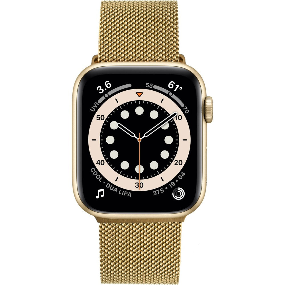 Armband Fixed Mesh Strap für Apple Watch 41/40/38 mm, Golden