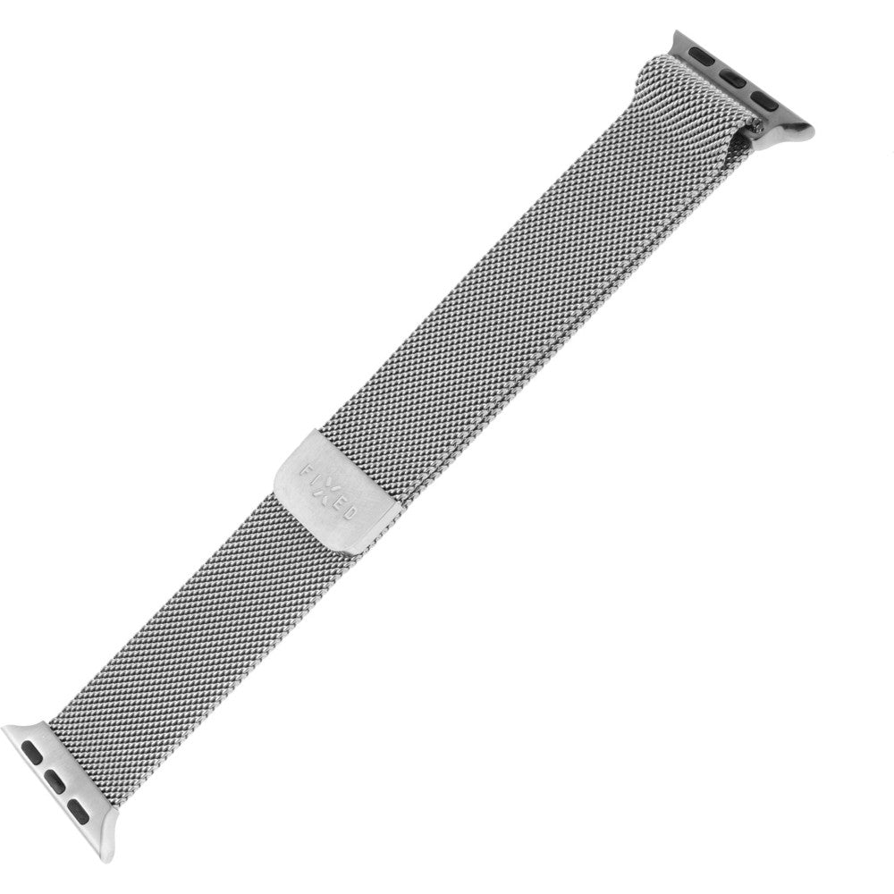 Armband Fixed Mesh Strap für Apple Watch 42/41/40/38 mm, Silbern