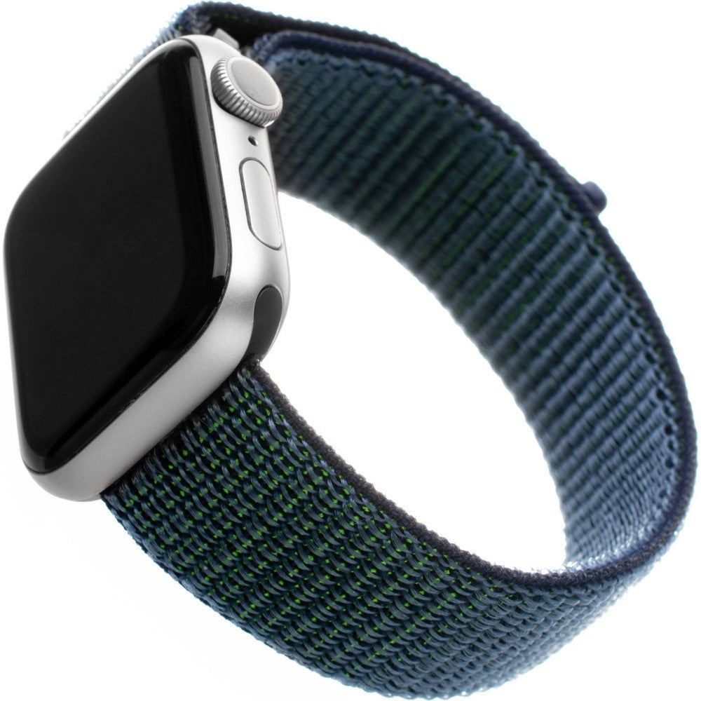 Armband Fixed Nylon Strap für Apple Watch 49/46/45/44 mm, Dunkelblau