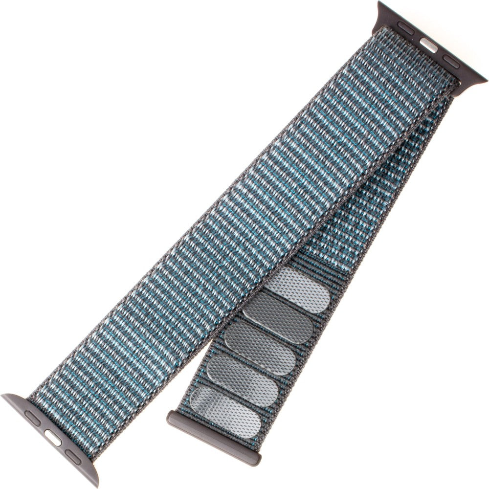 Armband Fixed Nylon Strap für Apple Watch 49/45/44/42 mm, Grau