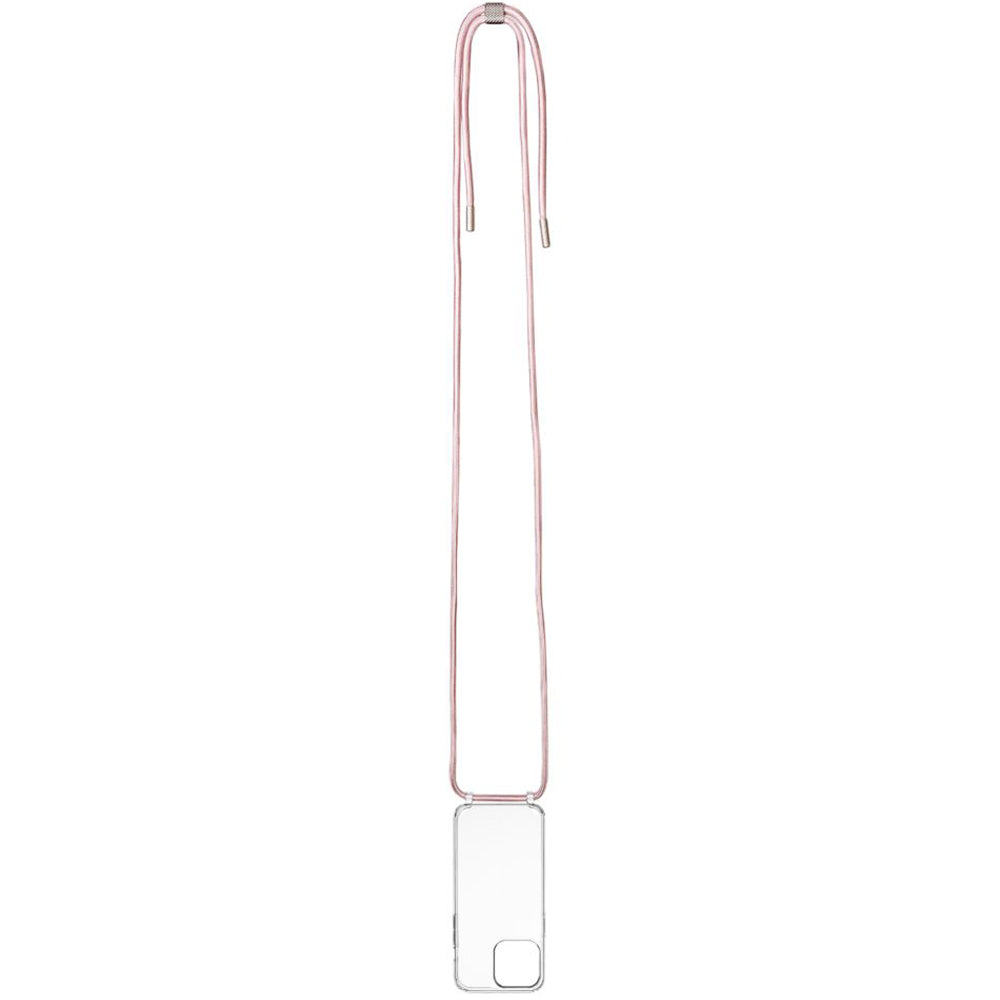 Schutzhülle FIXED Pure Neck für Apple iPhone 15 Pro, Rosa