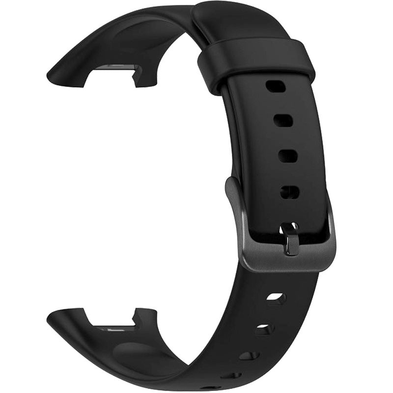 Armband Fixed Silicone Strap für Xiaomi Mi Smart Band 7 Pro, Schwarz