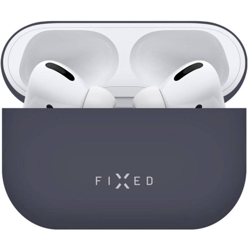 Schutzhülle Fixed Silky für Apple AirPods Pro 2, Dunkelblau