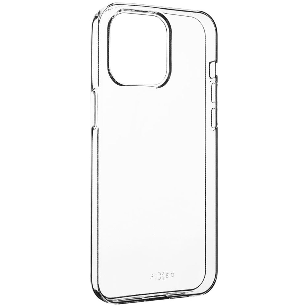 Schutzhülle Fixed Slim AntiUV für Apple iPhone 15 Pro, Transparent
