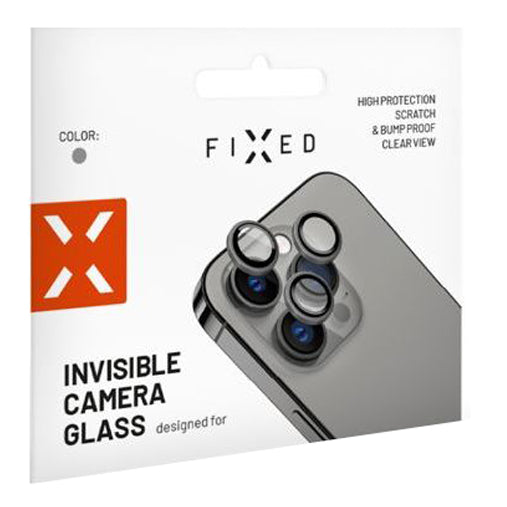Glas für die Kamera Fixed Invisible Camera Glass für iPhone 14 / 14 Plus, Grau