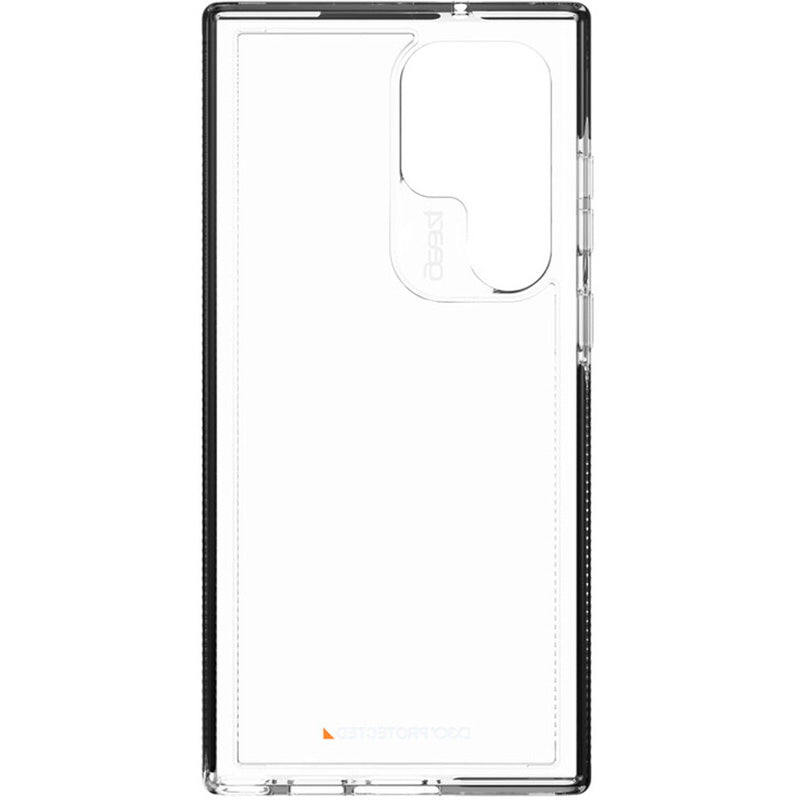 Silikon Schutzhülle Rahmen Tasche Hülle Durchsichtig Transparent 360 Grad  Ganzkörper für Samsung Galaxy S24 Ultra 5G Schwarz