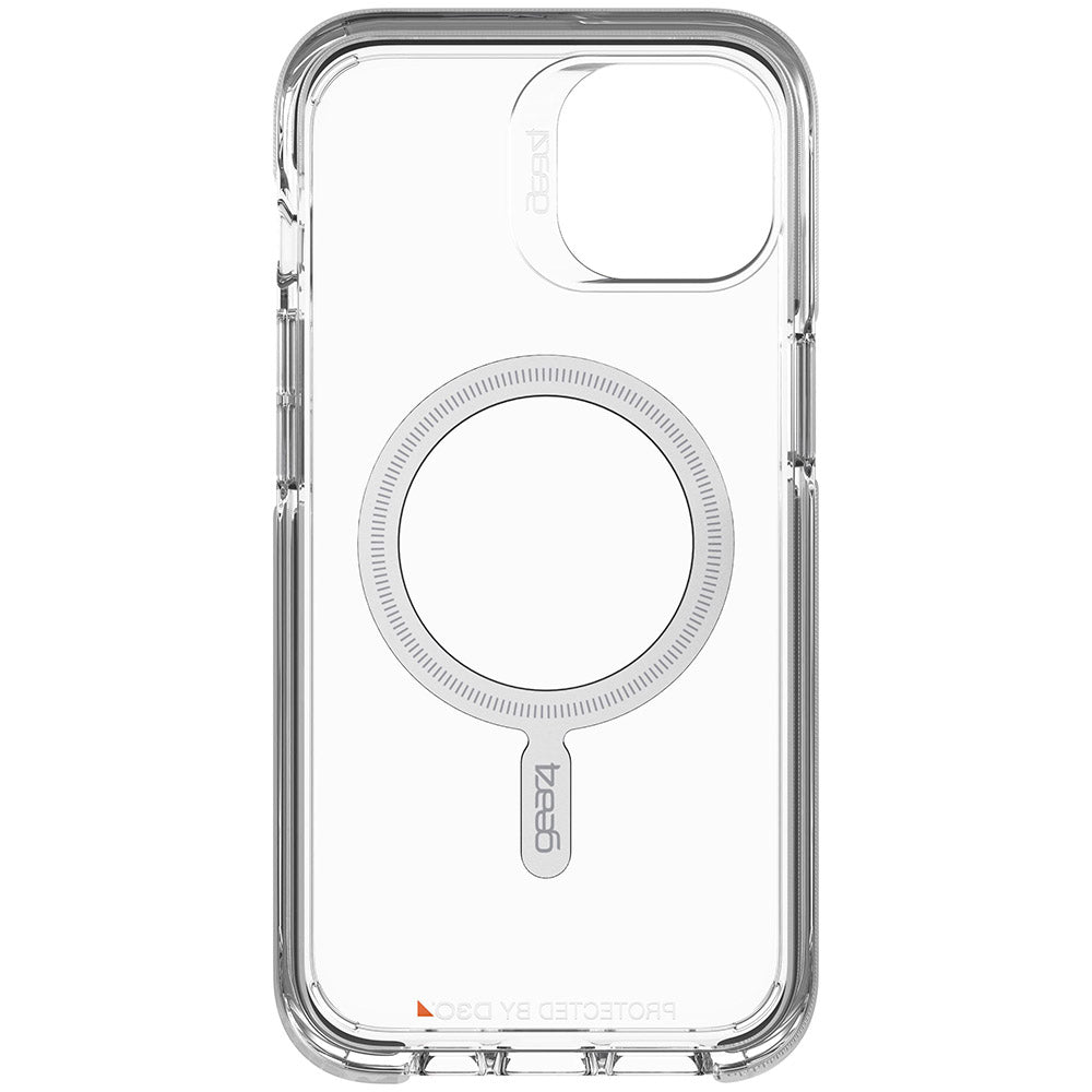 Schutzhülle Gear4 Santa Cruz Snap für iPhone 13, Transparent mit schwarzer Rahmen