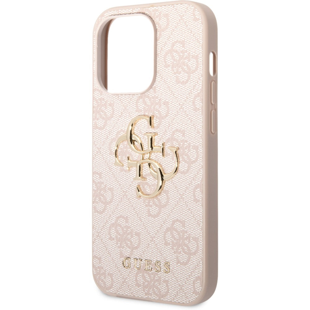 Schutzhülle Guess 4G Big Metal Logo für iPhone 14 Pro Max, Rosa