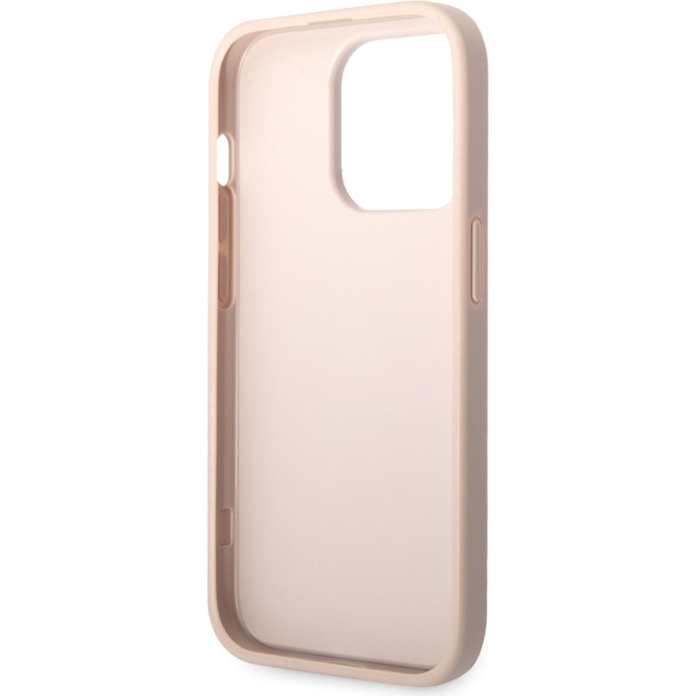 Schutzhülle Guess 4G Big Metal Logo für iPhone 14 Pro Max, Rosa