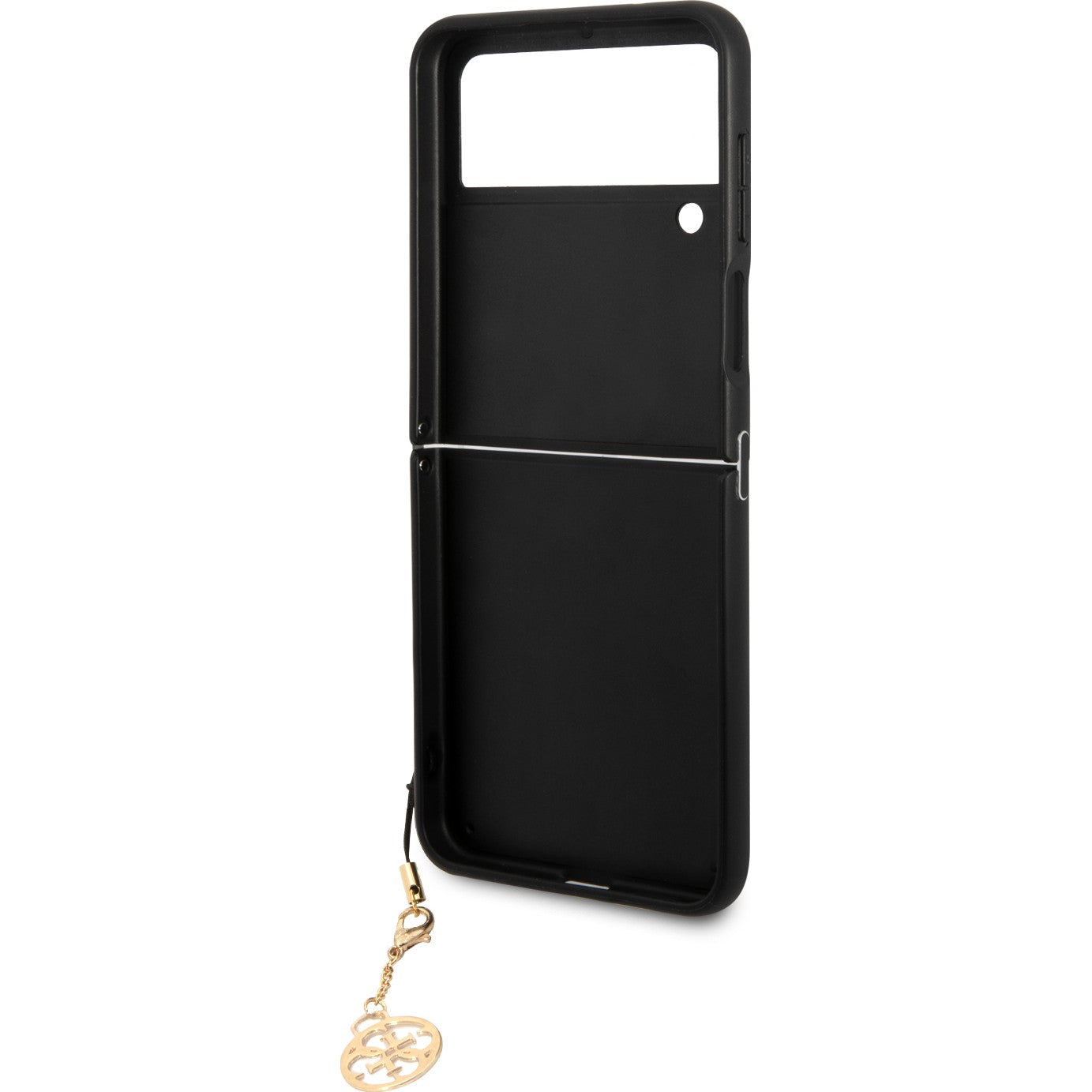 Schutzhülle Guess 4G Charms Collection für Galaxy Z Flip 4, Braun