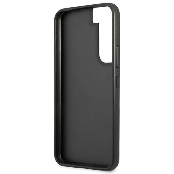 Schutzhülle Guess 4G Big Metal Logo für Galaxy S22, Braun
