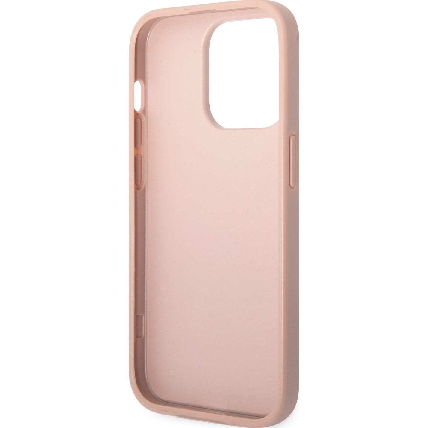 Schutzhülle Guess Saffiano Strap für iPhone 14 Pro, Pink