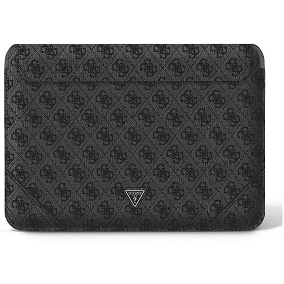 Guess Schutzhülle Sleeve 4G Logo Triangle für Macbook 13-14'',schwarz