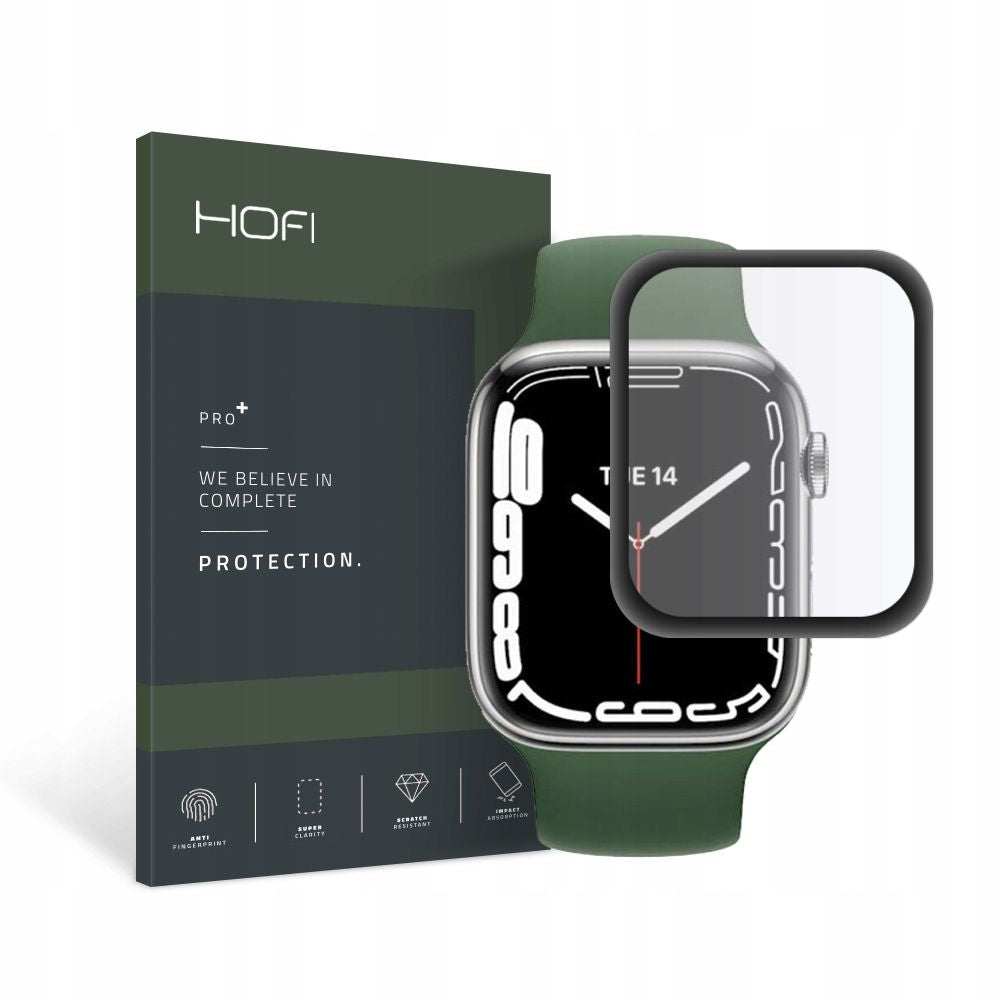 Hybridglas Hofi Hybrid Pro+ für Apple Watch 45 mm,
