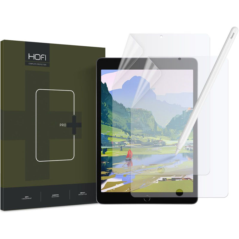 Schutzfolie Hofi Paper Pro+ für Apple iPad 10.2", 2019, 2020, 2021, Matt, 2 Stück