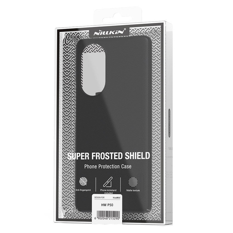 Schutzhülle Nillkin Frosted Shield für Huawei P50, Schwarz