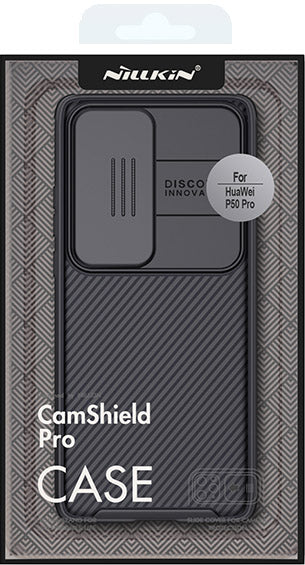 Schutzhülle Nillkin CamShield Pro für Huawei P50 Pro, Schwarz
