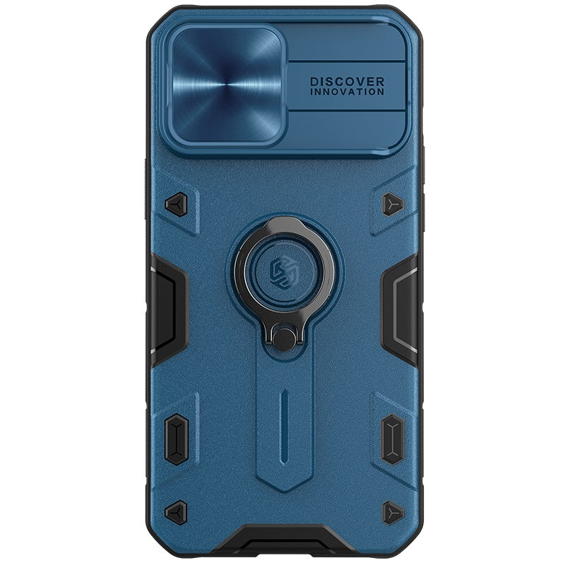 Schutzhülle Nillkin CamShield Armor Case für iPhone 13 Pro Max, dunkelblau
