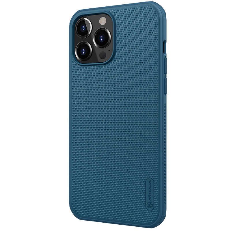 Schutzhülle Nillkin Super Frosted Shield Pro für iPhone 13 Pro Max, Blau