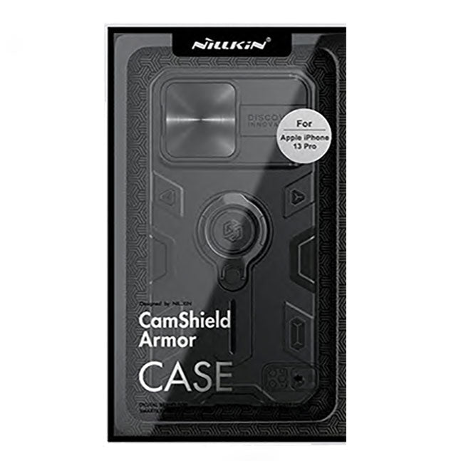 Schutzhülle Nillkin CamShield Armor Case für iPhone 13 Pro, Schwarz